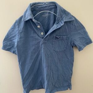 Vineyard Vines Kids Polo in Soft Blue